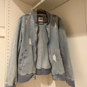 Levi’s Jean Bomber Jacket